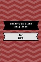 Gratitude Diary 2019-2020 for Her
