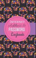 Internet Address and Password Logbook