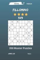 Master of Puzzles - Fillomino 200 Master Puzzles 9X9 Vol. 4
