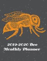 2019-2020 Bee Monthly Planner