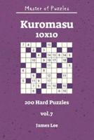 Master of Puzzles - Kuromasu 200 Hard Puzzles 10X10 Vol. 7