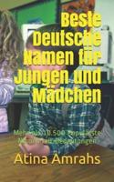 Beste Deutsche Namen für Jungen und Mädchen: Mehr als 10.500 Populärste Namen mit Bedeutungen