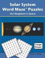Solar System Word Maze Puzzles