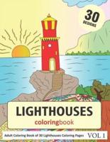 Light Houses Coloring Book