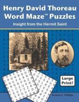 Henry David Thoreau Word Maze Puzzles