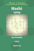 Master of Puzzles - Hashi 200 Puzzles 13X13 Vol. 9