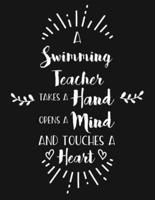 A Swimming Teacher Takes a Hand Opens a Mind and Touches a Heart