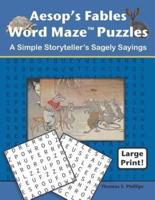 Aesop's Fables Word Maze Puzzles
