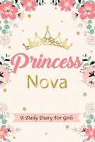 Princess Nova a Daily Diary for Girls