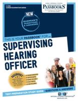 Supervising Hearing Officer