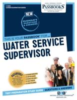 Water Service Supervisor (C-4053)