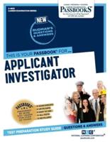 Applicant Investigator (C-4855)