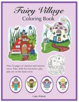 Fairy Village Coloring Book: A coloring book with fairy paper dolls