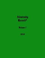 Admiralty Record(R) Volume 7 (2019)