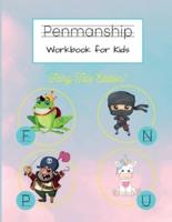 Penmanship Workbook for Kids: Fairy Tale Edition - Zaner Bloser Handrwiting Practice