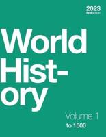 World History, Volume 1