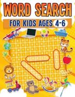 Word Search For Kids Ages 4-6 | 100 Fun Word Search Puzzles | Kids Activity Book | Large Print | Paperback