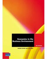 Economics In The Business Environment (Pearson Original Edition)