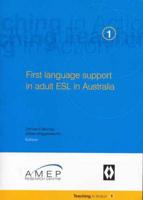 First Language Support in Adult ESL in Australia