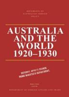 Australia and the World 1920-1930