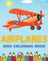 Airplanes Kids Coloring Book