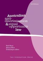 Australian Anti-Discrimination and Equal Opportunity Law
