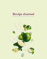 Recipe Journal - Limes & Ice