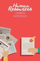 Human Resources Journal Note Book: 120-page Blank, Lined Writing Journal for HR Staff - Makes a Great Gift for Anyone Who Works in Human Resources (5.25 x 8 Inches / Orange)