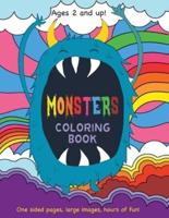 Monsters Coloring Book for Kids Ages 2 and Up!