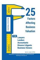 25 Factors Affecting Business Valuation