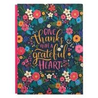 Journal Give Thanks With a Grateful Heart, Quarter-Bound Hardcover, XL