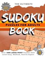 Calmster Puzzle Books The Ultimate Sudoku Puzzles for Adults Book