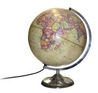 Insight Globe: Metal Antique Illuminated (Us)