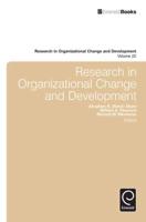 Research in Organizational Change and Development. Volume 20