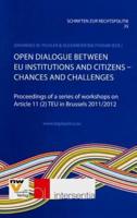 Open Dialogue Between EU Institutions and Citizens - Chances and Challenges