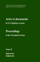 Actes Et Documents De La Vingtième Session 14 Au 30 Juin 2005