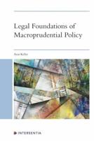 Legal Foundations of Macroprudential Policy