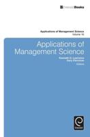 Applications of Management Science. Volume 16