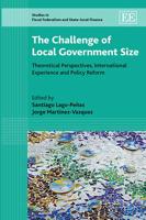 The Challenge of Local Government Size