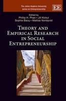 Theory and Empirical Research in Social Entrepreneurship