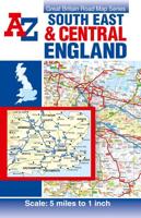 South East and Central England A-Z Road Map