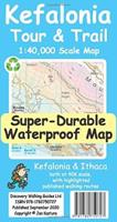 Kefalonia Tour and Trail Map