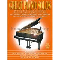 Great Piano Solos Orange Piano Vocal Guitar Book