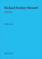 Bennett Richard Rodney Partita Orchestra Study Score