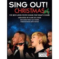 Sing Out Christmas Sat Choral Book & Download Card
