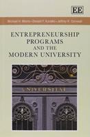 Entrepreneurship Programs and the Modern University