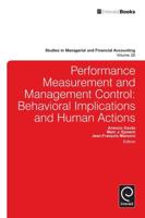 Performance Measurement and Management Control