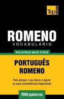 Vocabulário Português-Romeno - 7000 palavras mais úteis