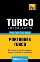 Vocabulário Português-Turco - 3000 palavras mais úteis