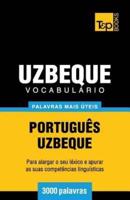 Vocabulário Português-Uzbeque - 3000 palavras mais úteis